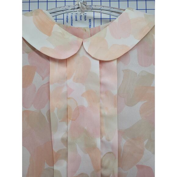 Sunlit 70s Floral Chiffon Dress—Pair with‎ Boots & Denim Jacket, Sz 10 - Picture 6 of 16